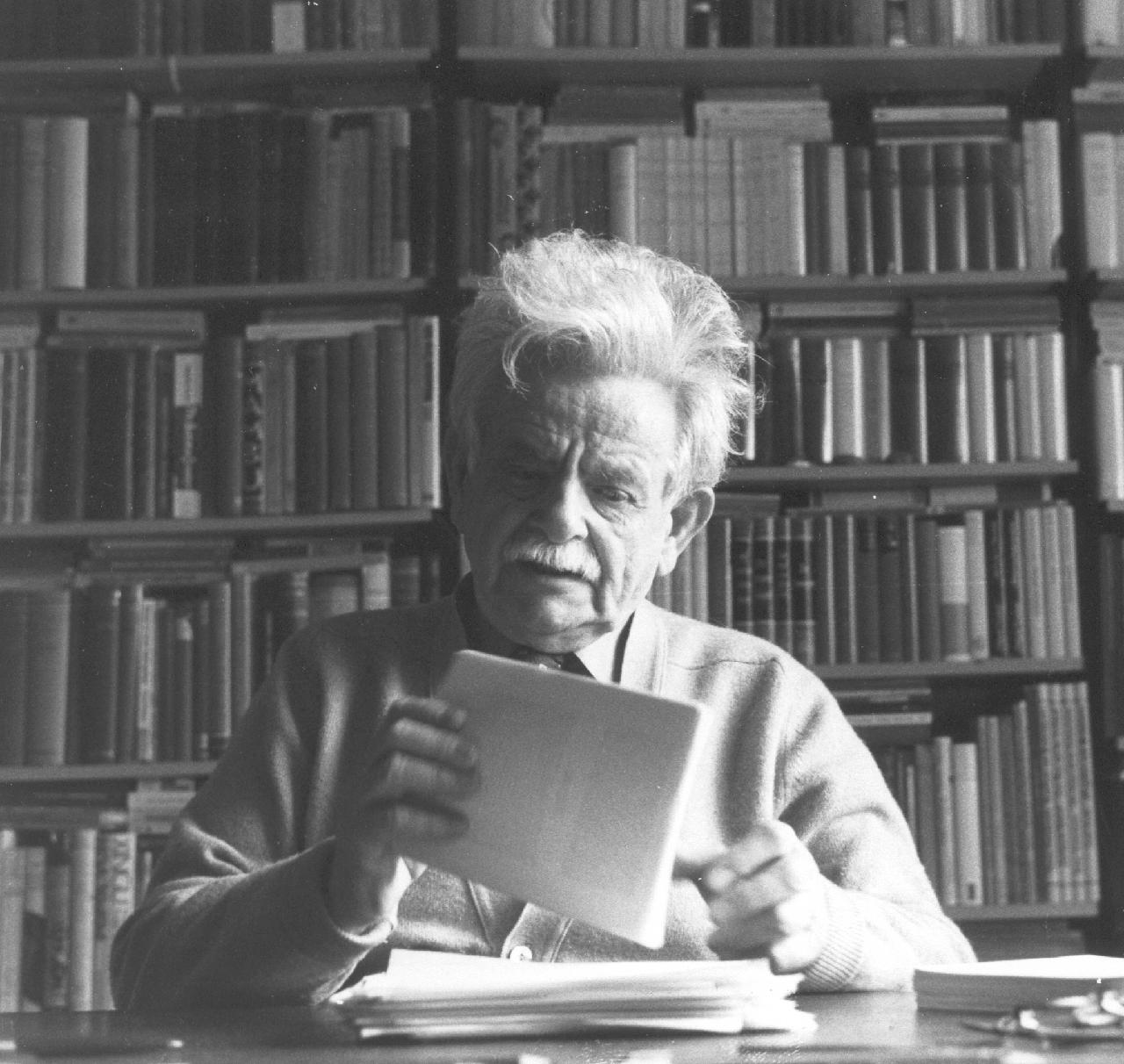 Elias Canetti fotografiert von Raphaël Sorin, Paris